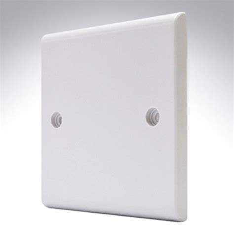 blank plate electrical box|blanking plate with cable outlet.